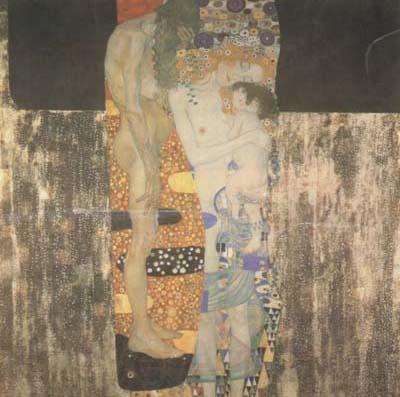 Gustav Klimt The Three Ages of Woman (mk20) Norge oil painting art